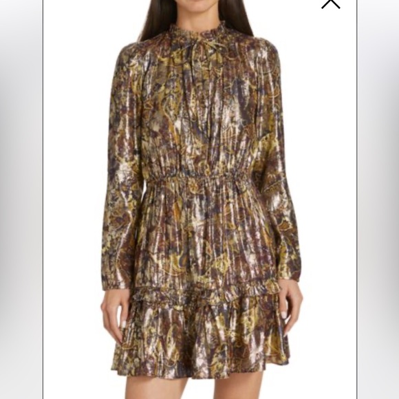 BA&SH
Capi Metallic Mini Dress - Picture 1 of 2